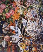 Alexander Yakovlevich GOLOVIN China and Flower oil on canvas